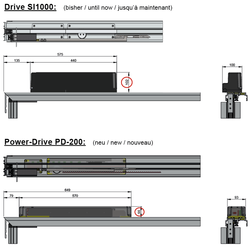 PD-200 vs SI-1000 Vergleich